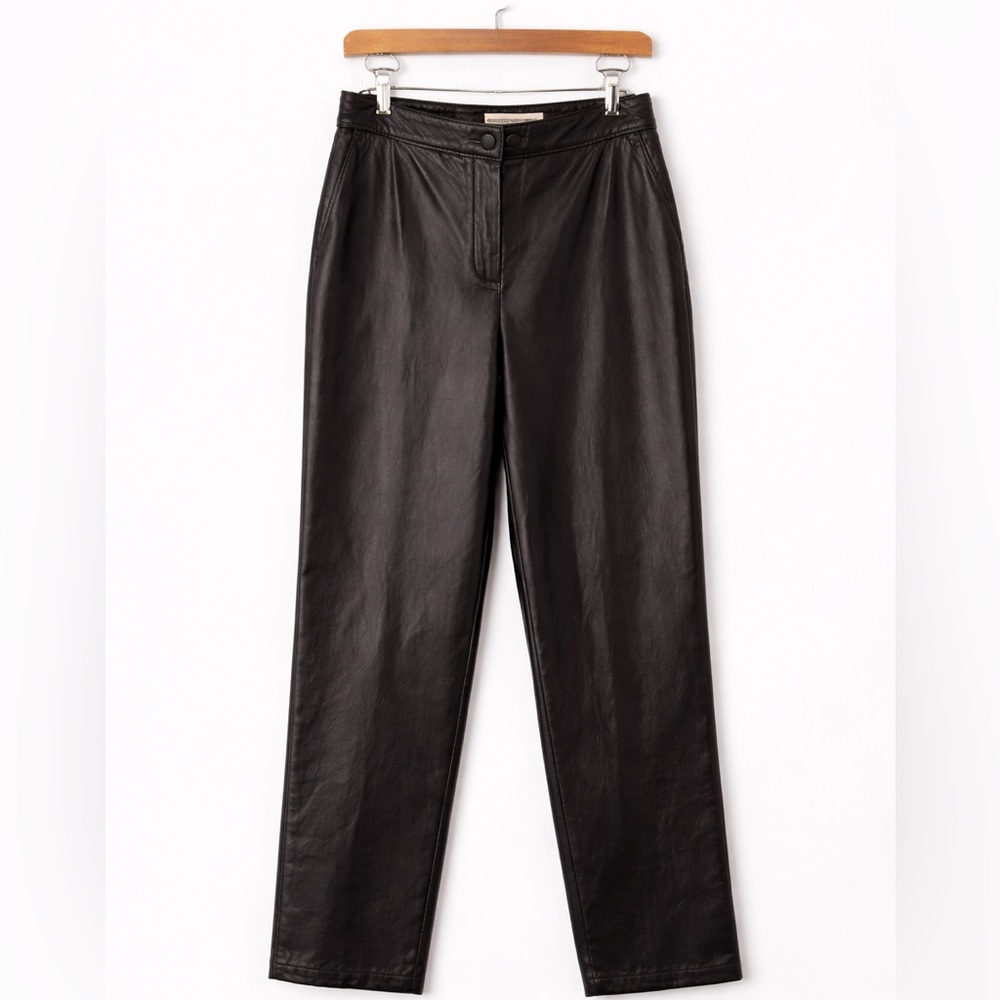 Valerie Stevens New Zealand Lambskin Real Leather Pants – Women’s Size 6 – Black